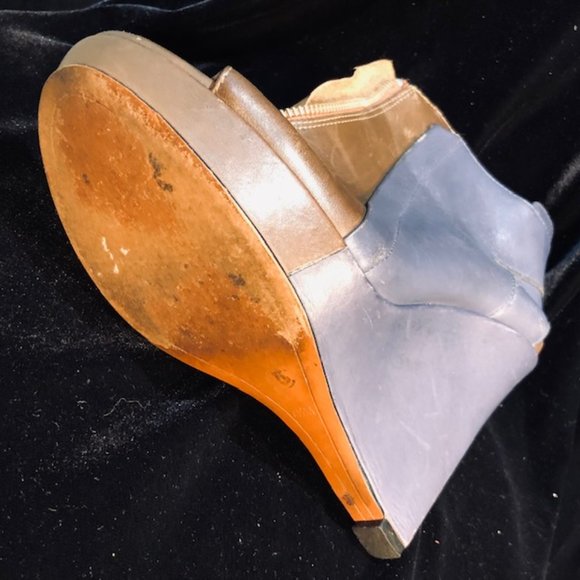 Ten Crosby Derek Lamb Wedge Open Toe Boots-  AS IS - Picture 8 of 12